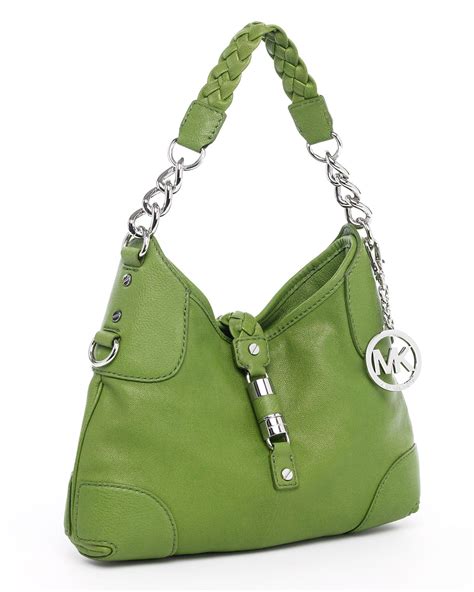 michael kors shoulder bag green|michael kors green handbag sale.